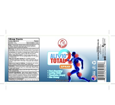 Label (Alivio Total Spray 4 Oz)